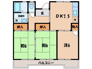 西幡豆駅 徒歩10分 3階の物件間取画像